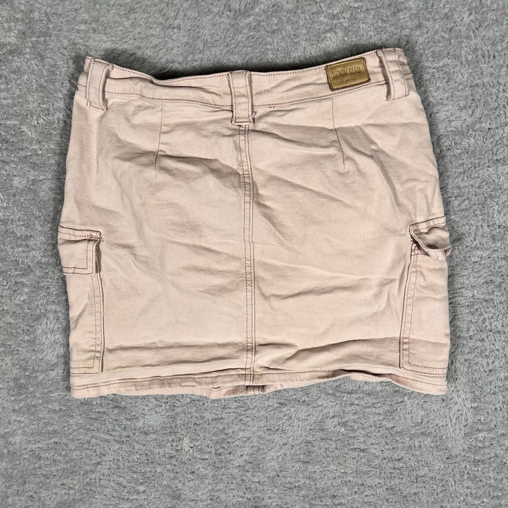 Y2K Denim Blvd Los Angeles‎ Pink Cargo Mini Skirt Size L